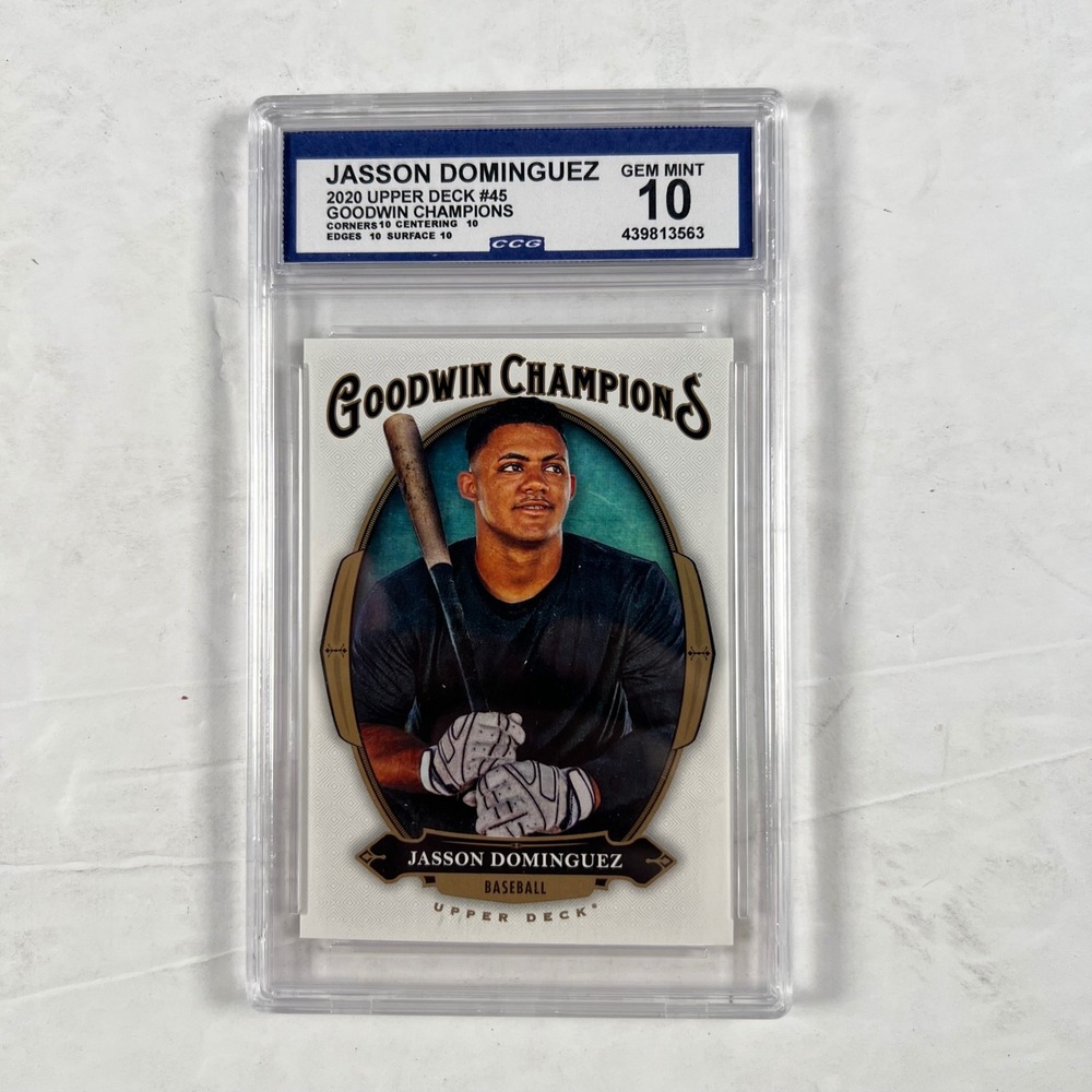 2020 Upper Deck Goodwin Champions Jasson Dominguez #45 CCG 10 Gem Mint Rookie